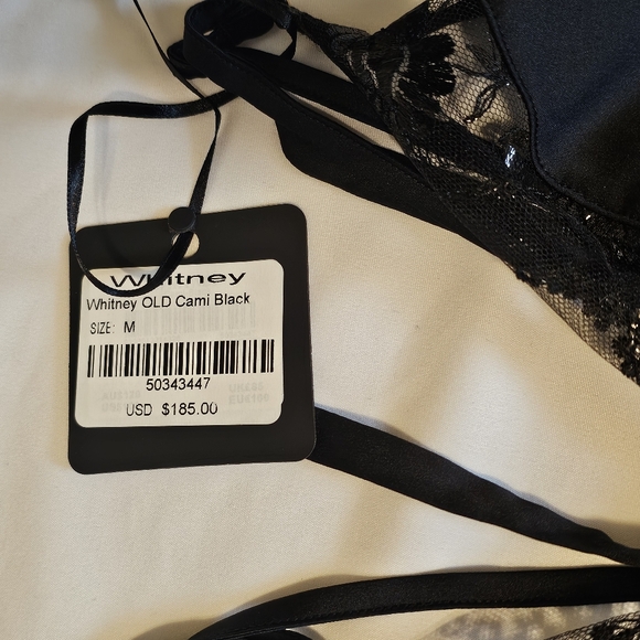 Honey Birdette Sold Out Whitney Black Cami And Briefs Set- Medium- NWT - Picture 10 of 14